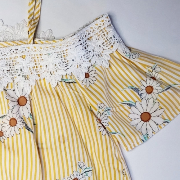 Cuttie Patootie Floral Girl Top (S)7/8 - Picture 2 of 5